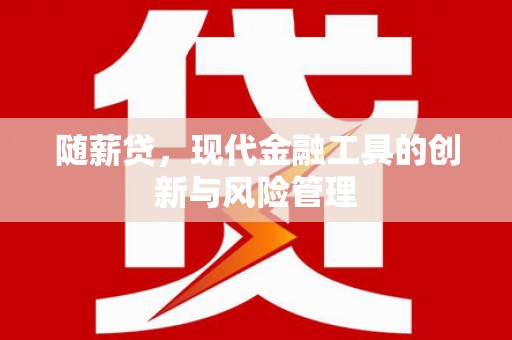 克孜勒苏柯尔克孜随薪贷，现代金融工具的创新与风险管理