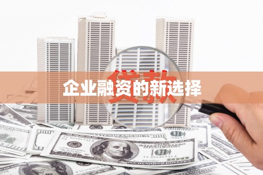 朔城企业融资的新选择