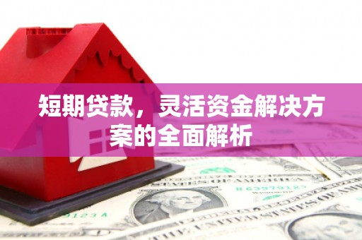 遵化短期贷款，灵活资金解决方案的全面解析