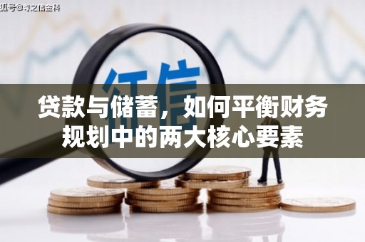 康保贷款与储蓄，如何平衡财务规划中的两大核心要素