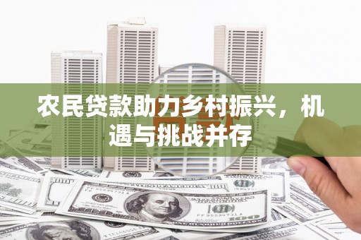 桐庐农民贷款助力乡村振兴，机遇与挑战并存