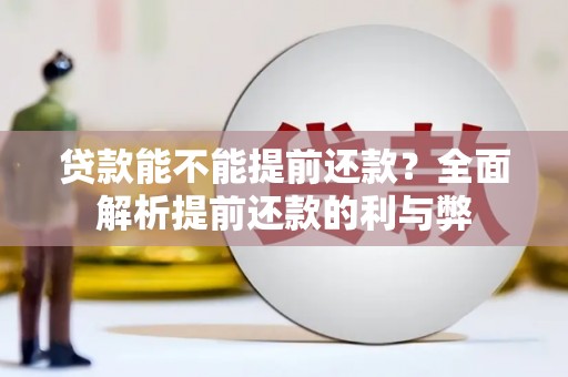 六横贷款能不能提前还款？全面解析提前还款的利与弊
