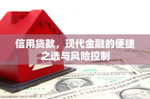 吕梁信用贷款，现代金融的便捷之选与风险控制