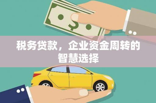 慈溪税务贷款，企业资金周转的智慧选择