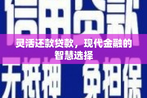 嵩县灵活还款贷款，现代金融的智慧选择