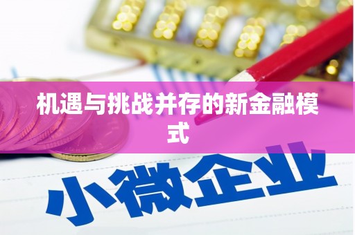 固阳机遇与挑战并存的新金融模式