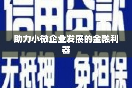 保税港区助力小微企业发展的金融利器