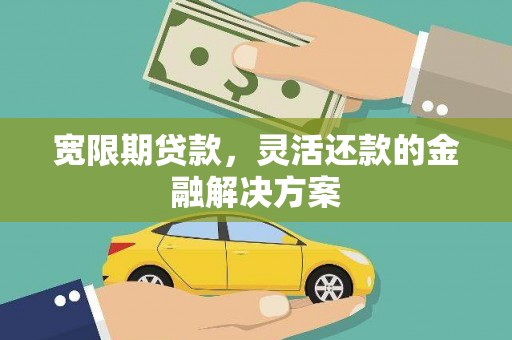 华龙宽限期贷款，灵活还款的金融解决方案
