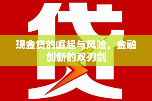 长安现金贷的崛起与风险，金融创新的双刃剑