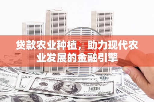 隆阳贷款农业种植，助力现代农业发展的金融引擎