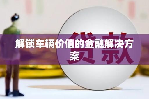 海兴解锁车辆价值的金融解决方案
