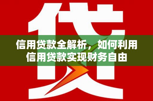 岳普湖信用贷款全解析，如何利用信用贷款实现财务自由